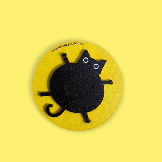 Fat Cat - Fridge Magnet